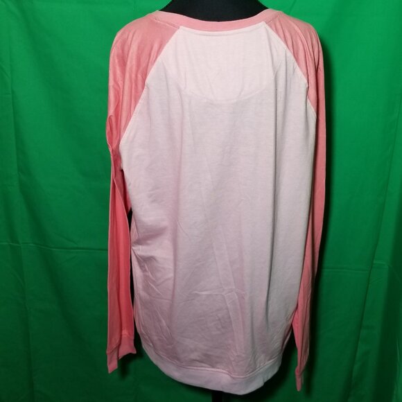 Disney Parks Eat Sleep Repeat Minnie Mouse Donut Long Sleeve Women Large Lounge - Picture 3 of 8